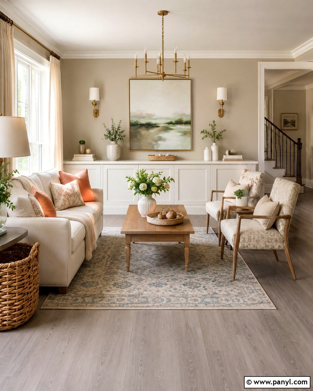 Tan Walls With Grey Floors And White Furniture - 20 Tan Walls Grey Floor Ideas