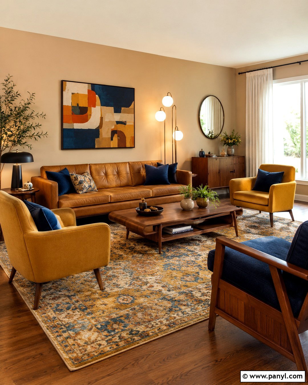Tan Walls With Mustard Yellow - 20 Tan Walls Living Room Color Scheme Ideas