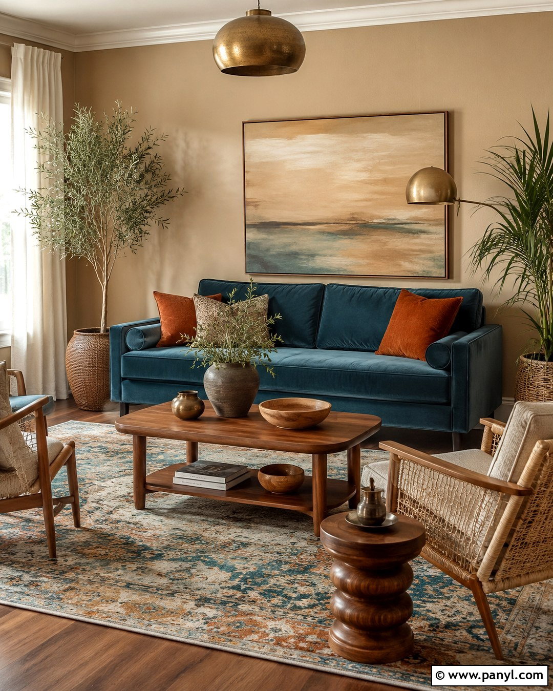 Tan Walls With Muted Teal - 20 Tan Walls Living Room Color Scheme Ideas