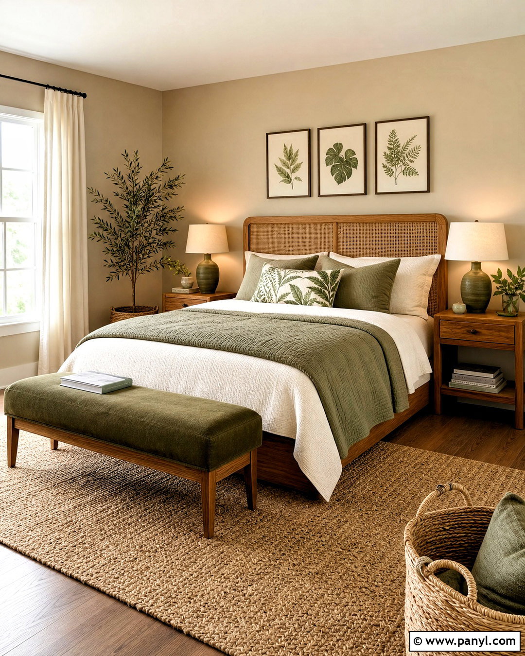 Tan Walls With Sage Green Accents - 20 tan walls bedroom ideas