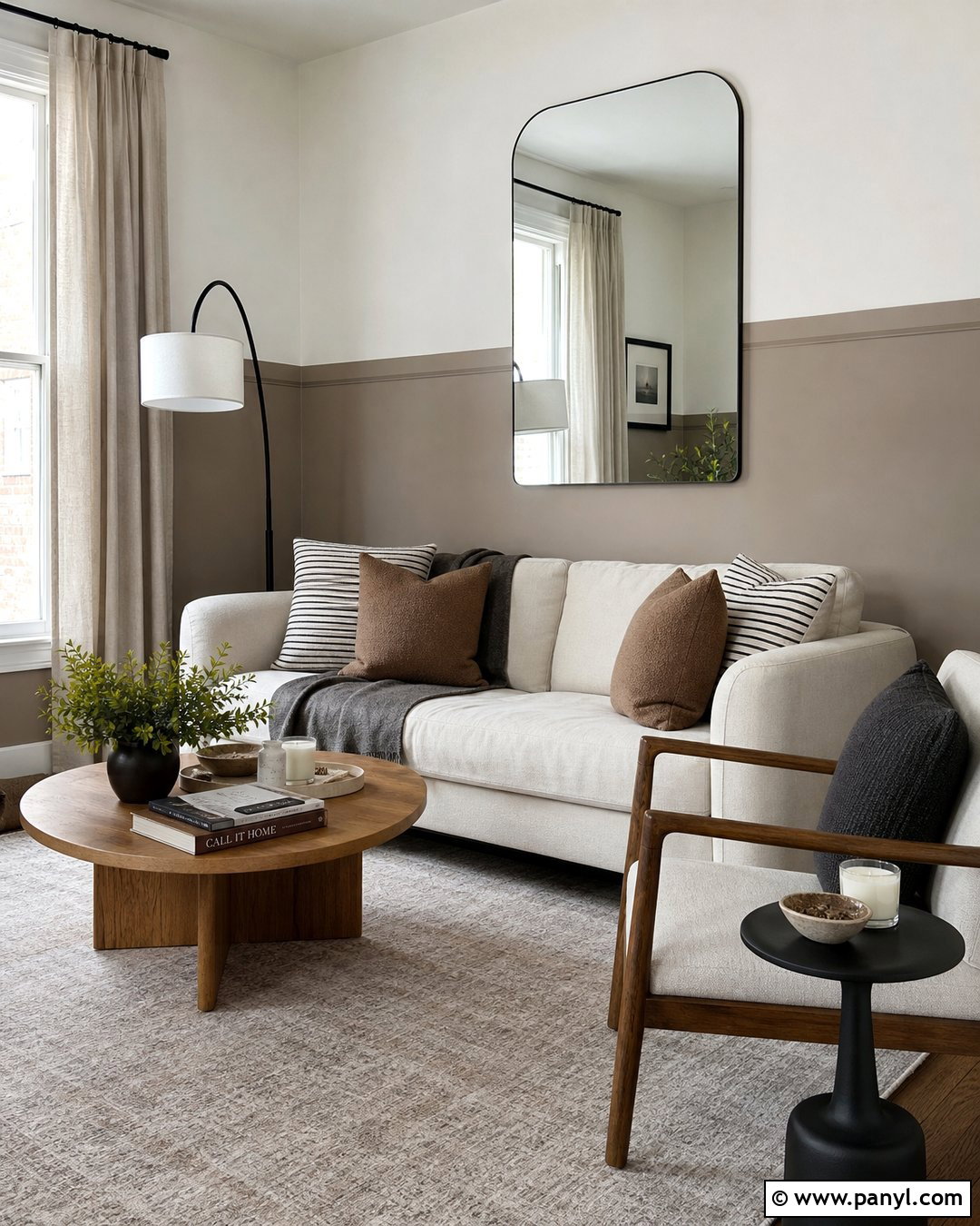 Taupe 34 Painted Small Living Room - 25 34 Painted Wall ideas