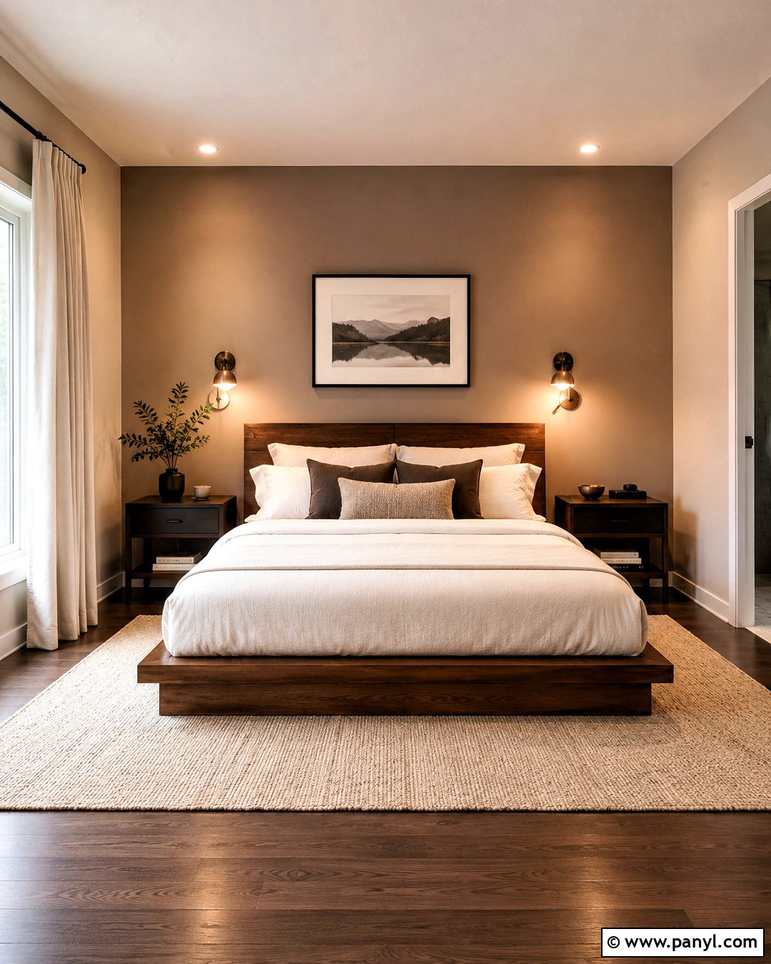 Taupe Accent Wall - 20 accent wall colors that go with gray ideas