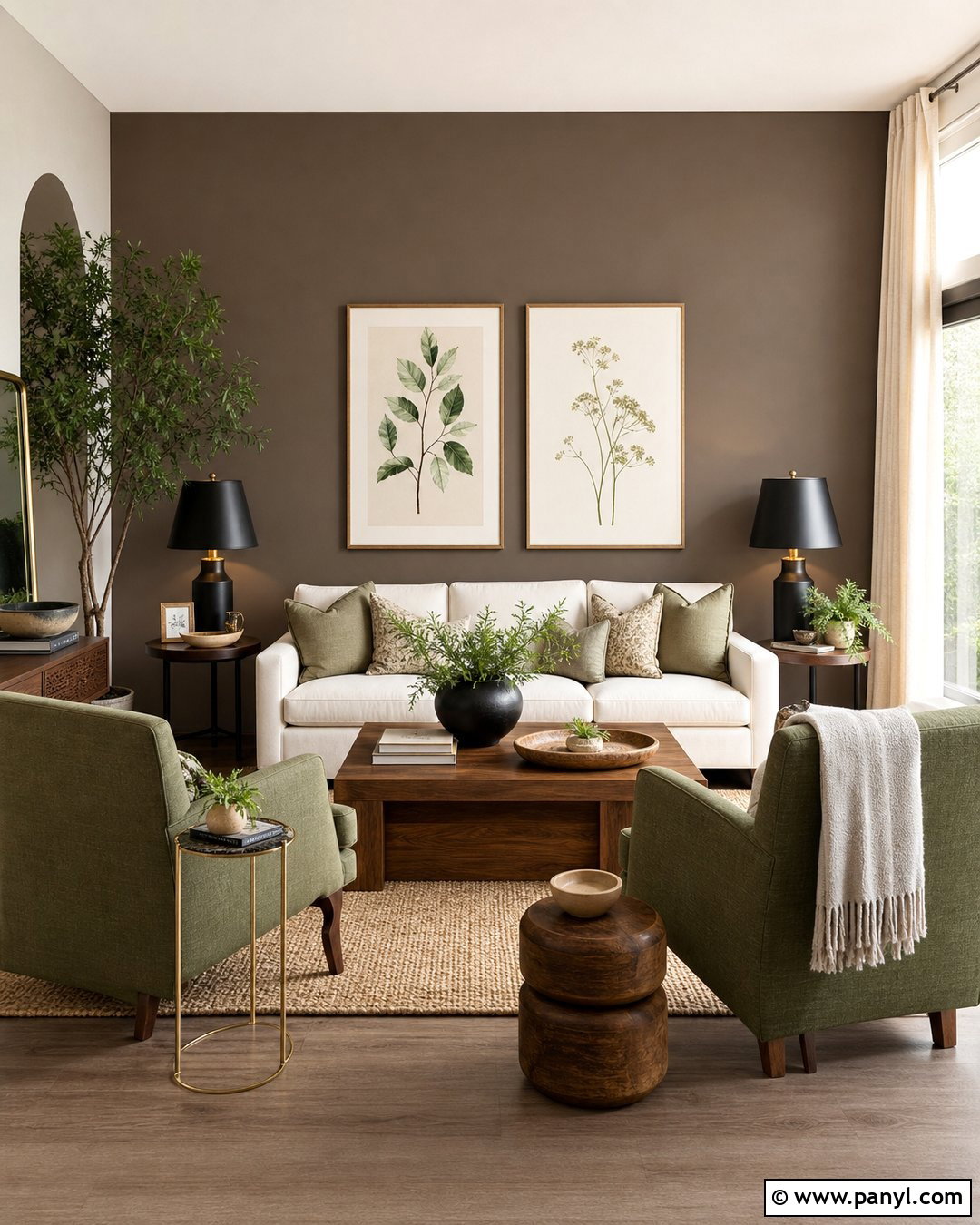 25 Taupe Accent Wall Living Room Ideas for a Cozy, Modern Home