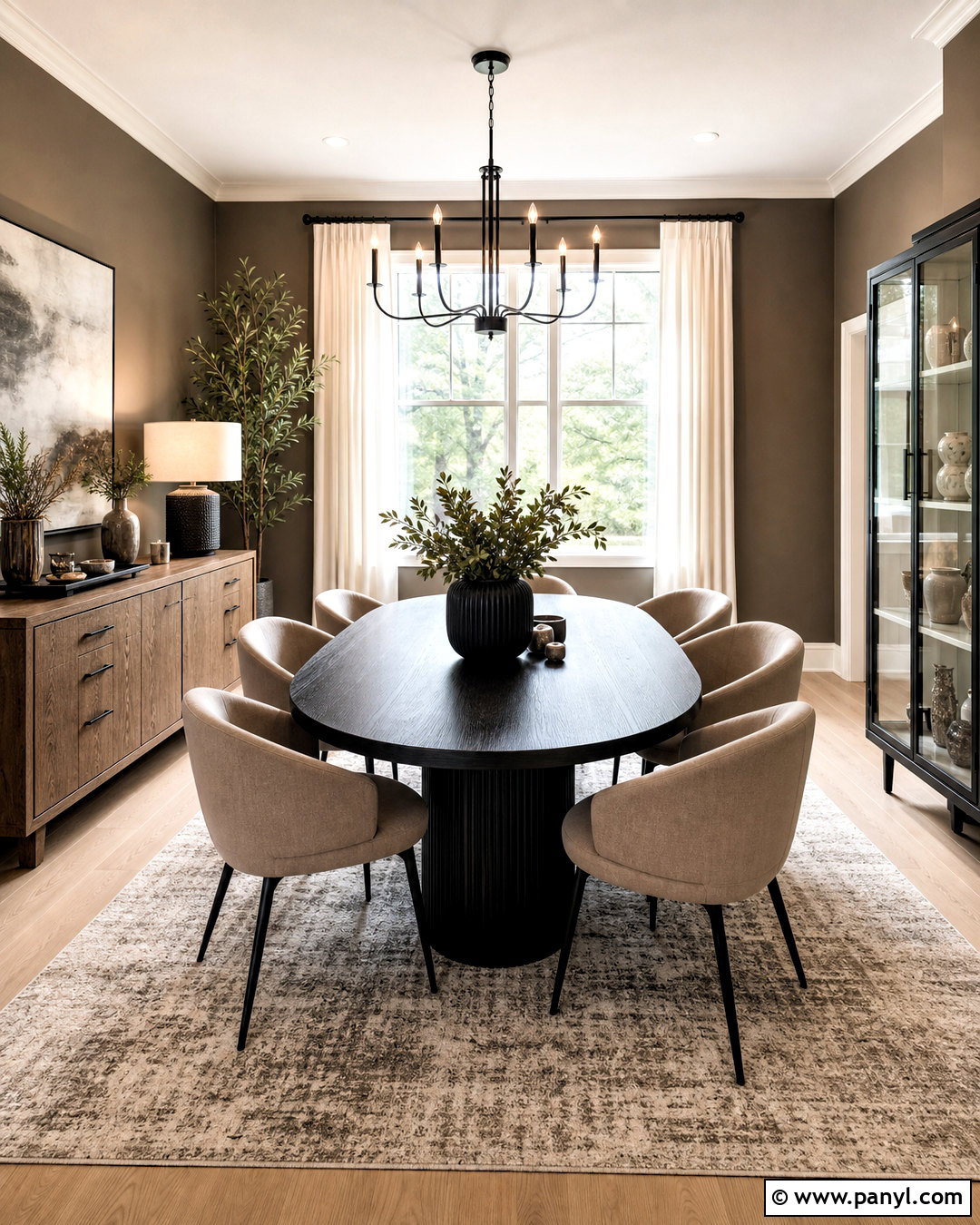 Taupe And Black Dining Room - 20 taupe color schemes