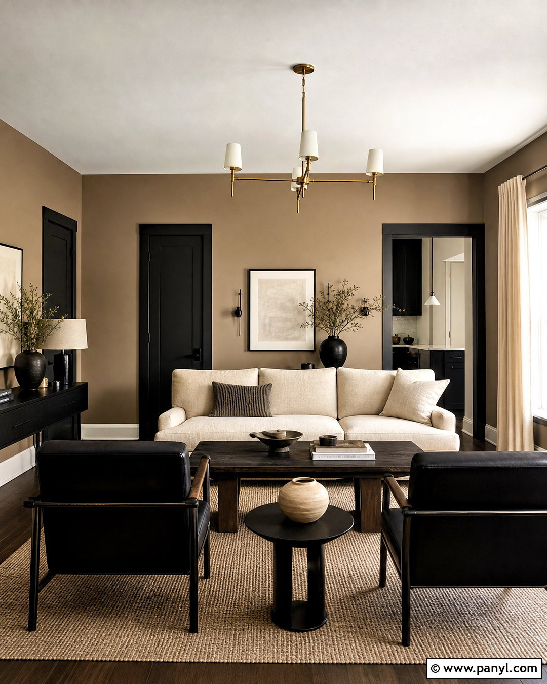 Taupe And Black Interior Paint Scheme - 20 interior paint colors schemes