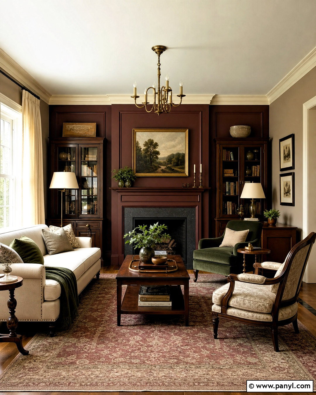 Taupe And Burgundy Hall Walls - 20 hall painting wall colors combination ideas