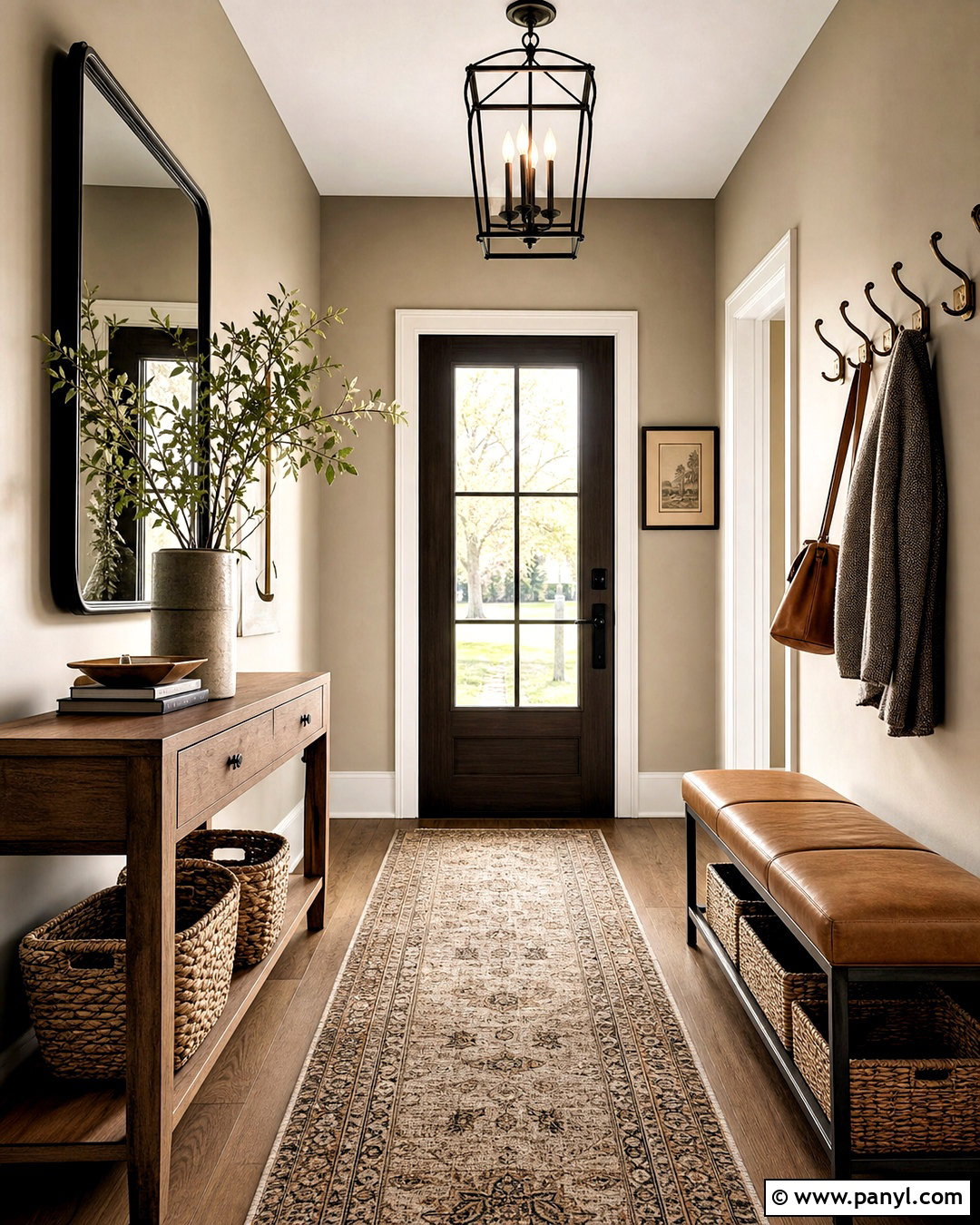 Taupe And Camel Entryway - 20 taupe color schemes