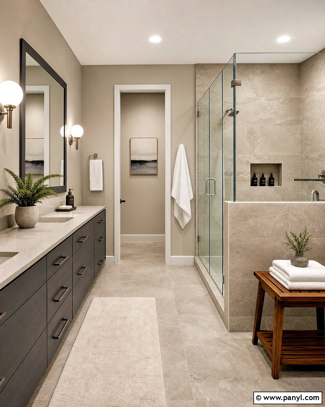 Taupe And Charcoal Bathroom - 20 taupe color palette ideas