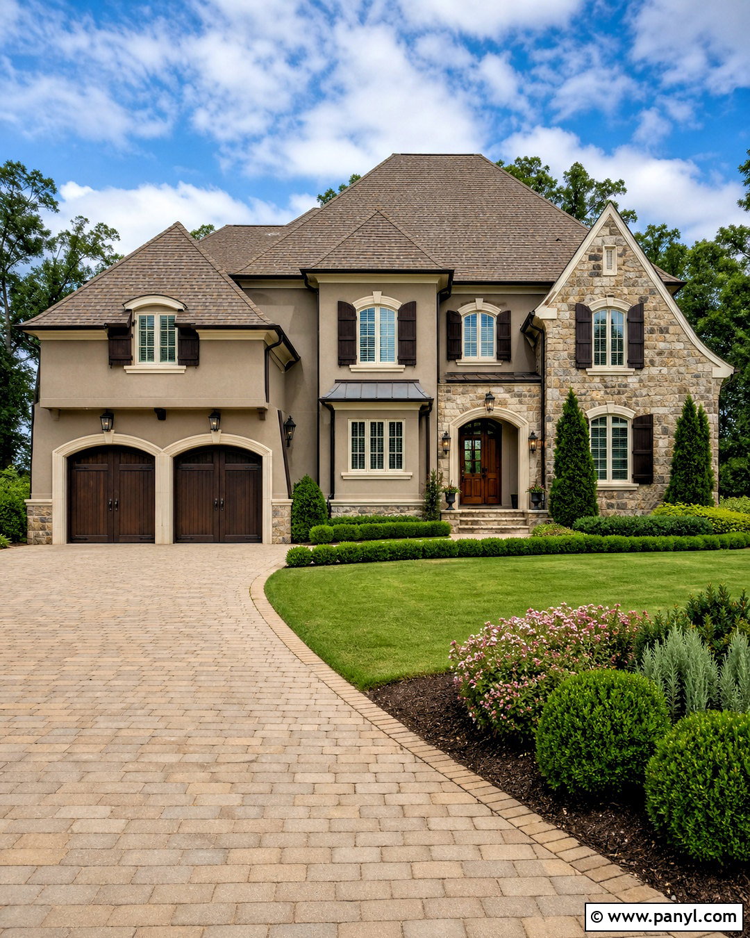 Taupe And Dark Brown Exterior Color Combination - 20 home outer colour combination ideas
