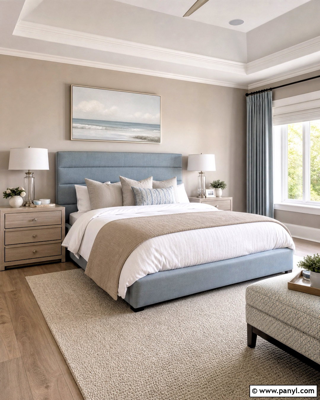 Taupe And Dusty Blue Bedroom - 20 taupe color schemes