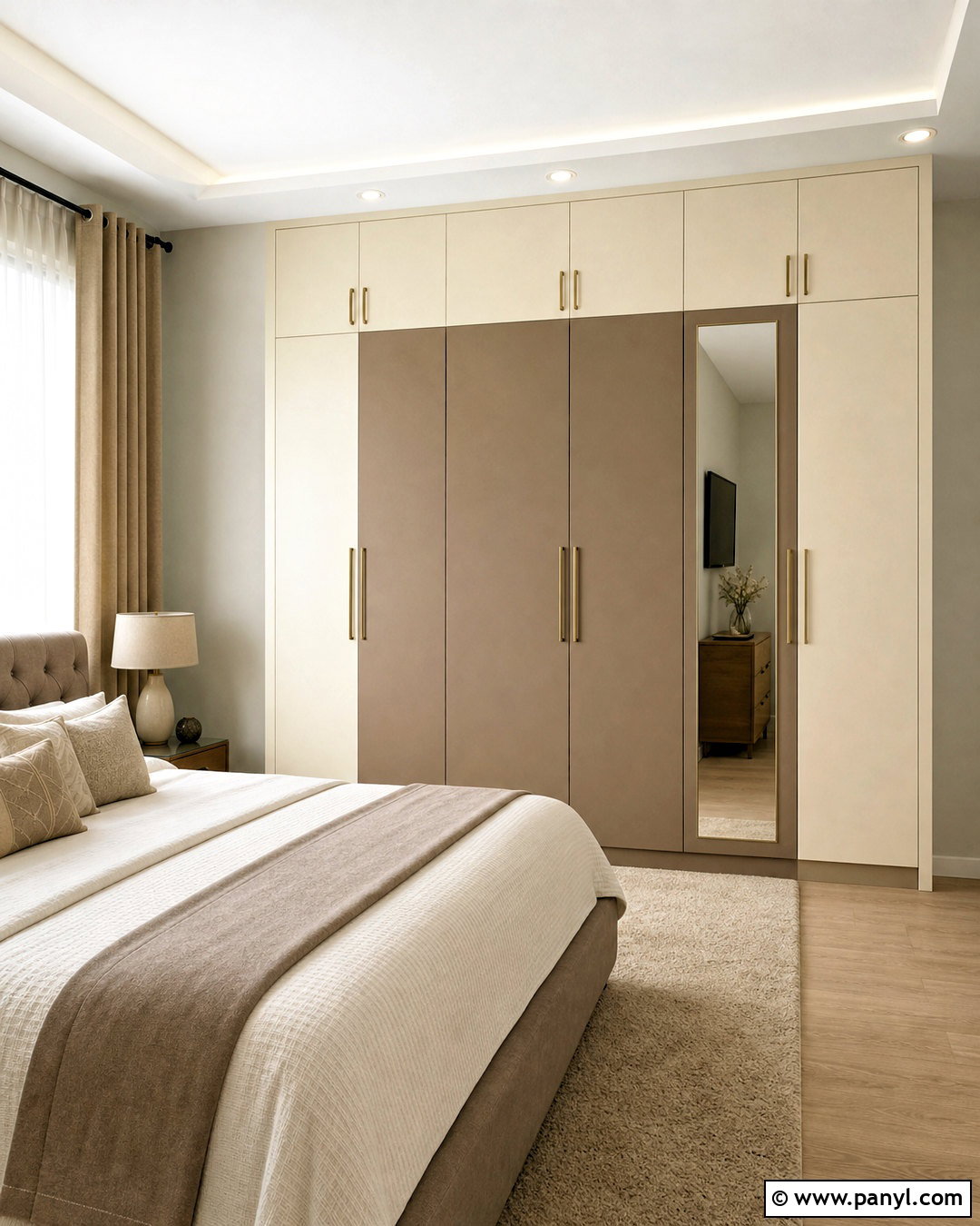 Taupe And Ivory Almirah - 20 almirah color ideas