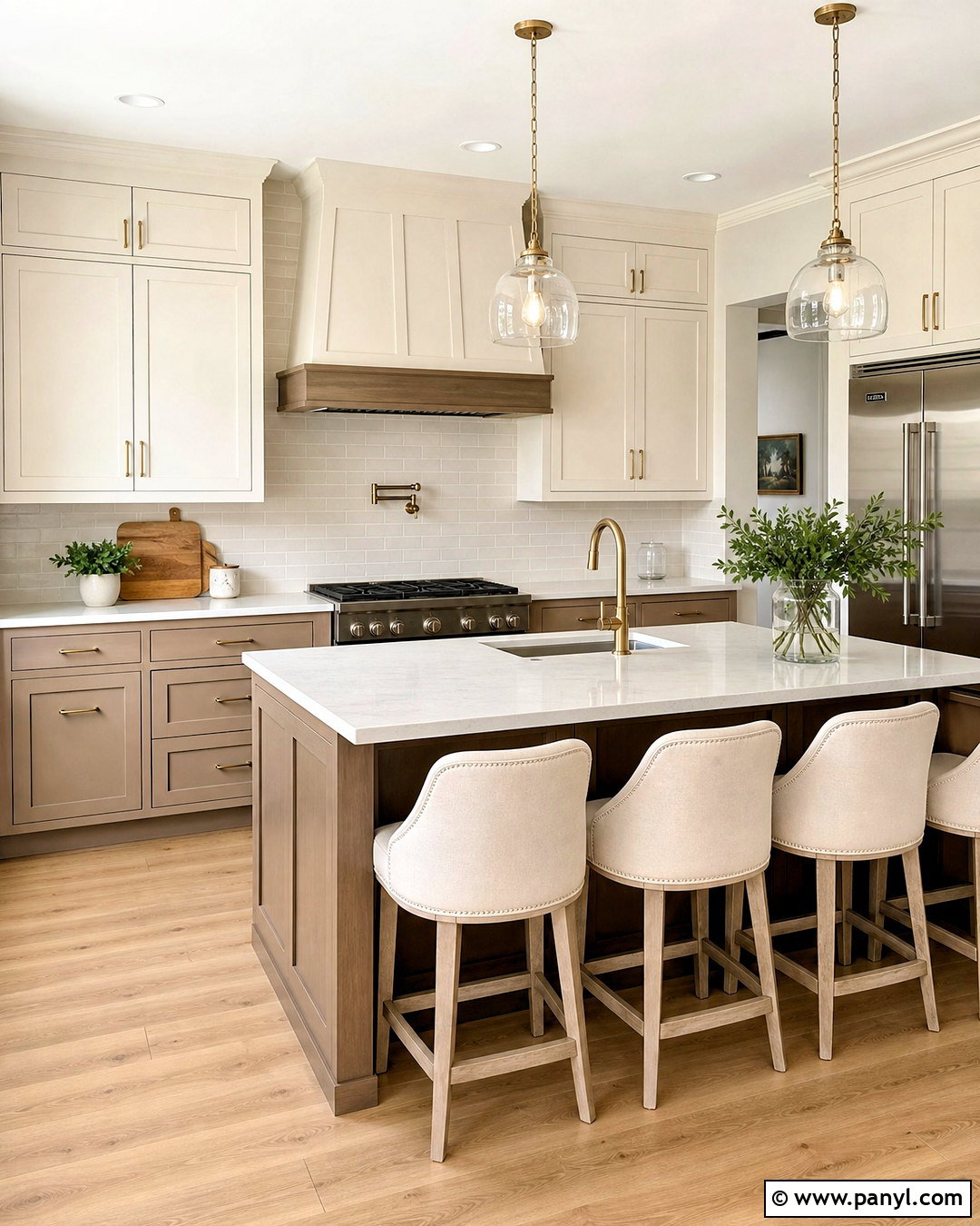 Taupe And Ivory Kitchen Cabinets - 20 kitchen cabinets colour combinations