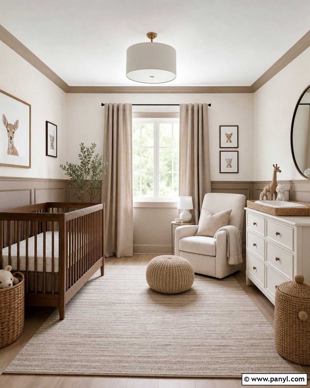 Taupe And Ivory Nursery Walls - 25 Two Tone Nursery Walls