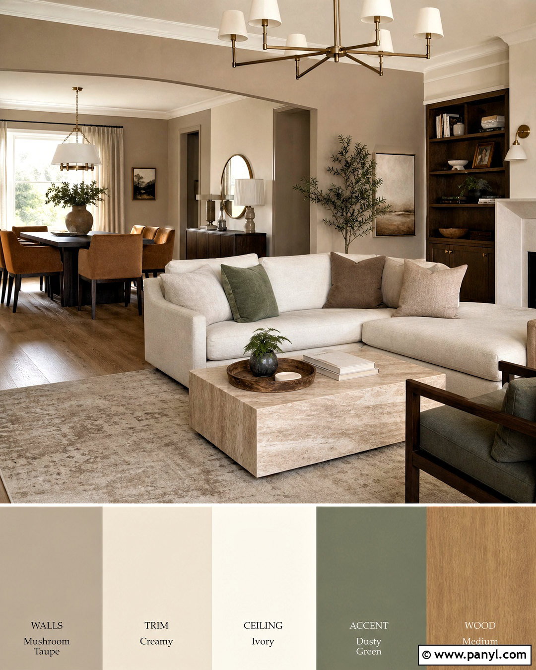 Taupe And Ivory Wall Color Palette - 20 wall color palette ideas
