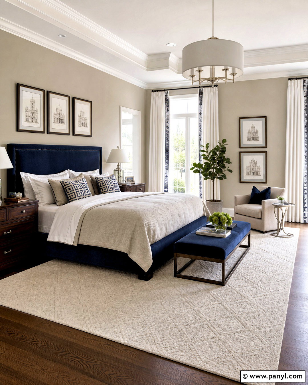 Taupe And Navy Bedroom - 20 taupe interior ideas