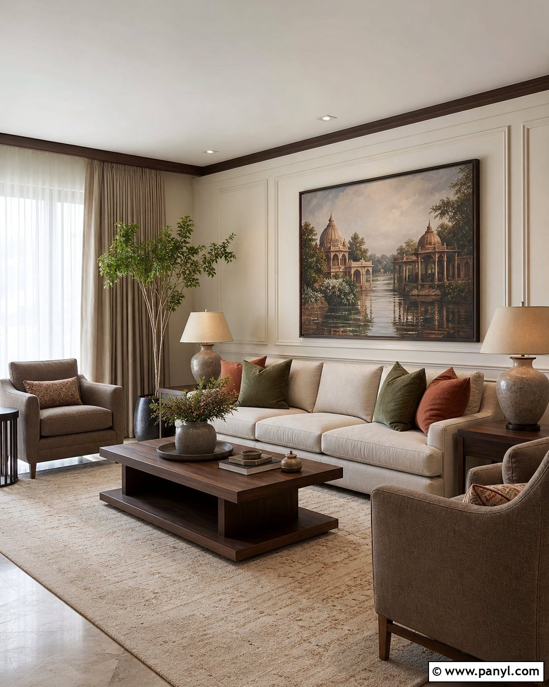 Taupe And Off-White Living Room Walls - 30 Colour For Living Room Wall Indian Ideas