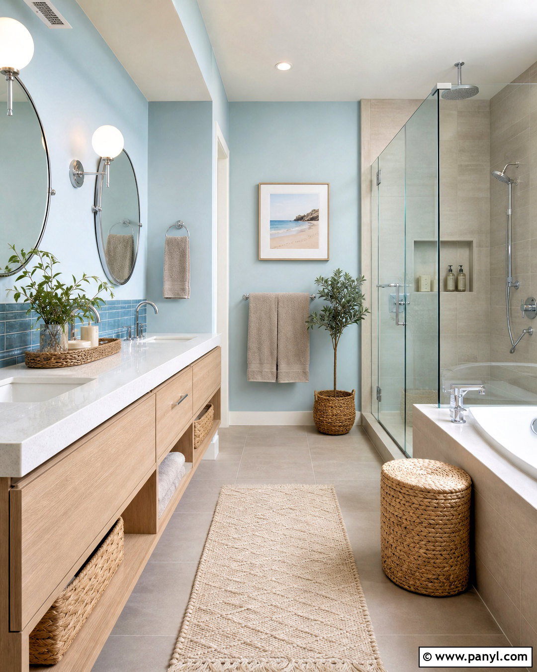 Taupe And Pale Blue Bathroom - 20 taupe color palette ideas
