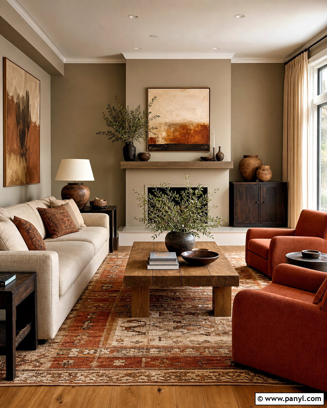 Taupe And Terracotta Living Room - 20 taupe color schemes