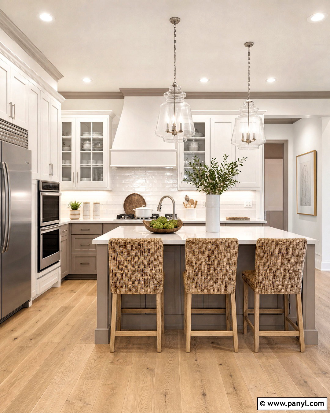 Taupe And White Kitchen - 20 taupe color schemes