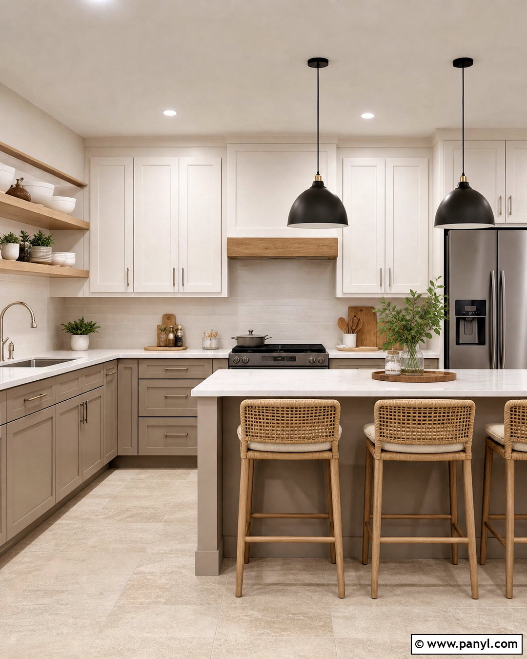 Taupe And White Kitchen - 20 taupe color palette ideas