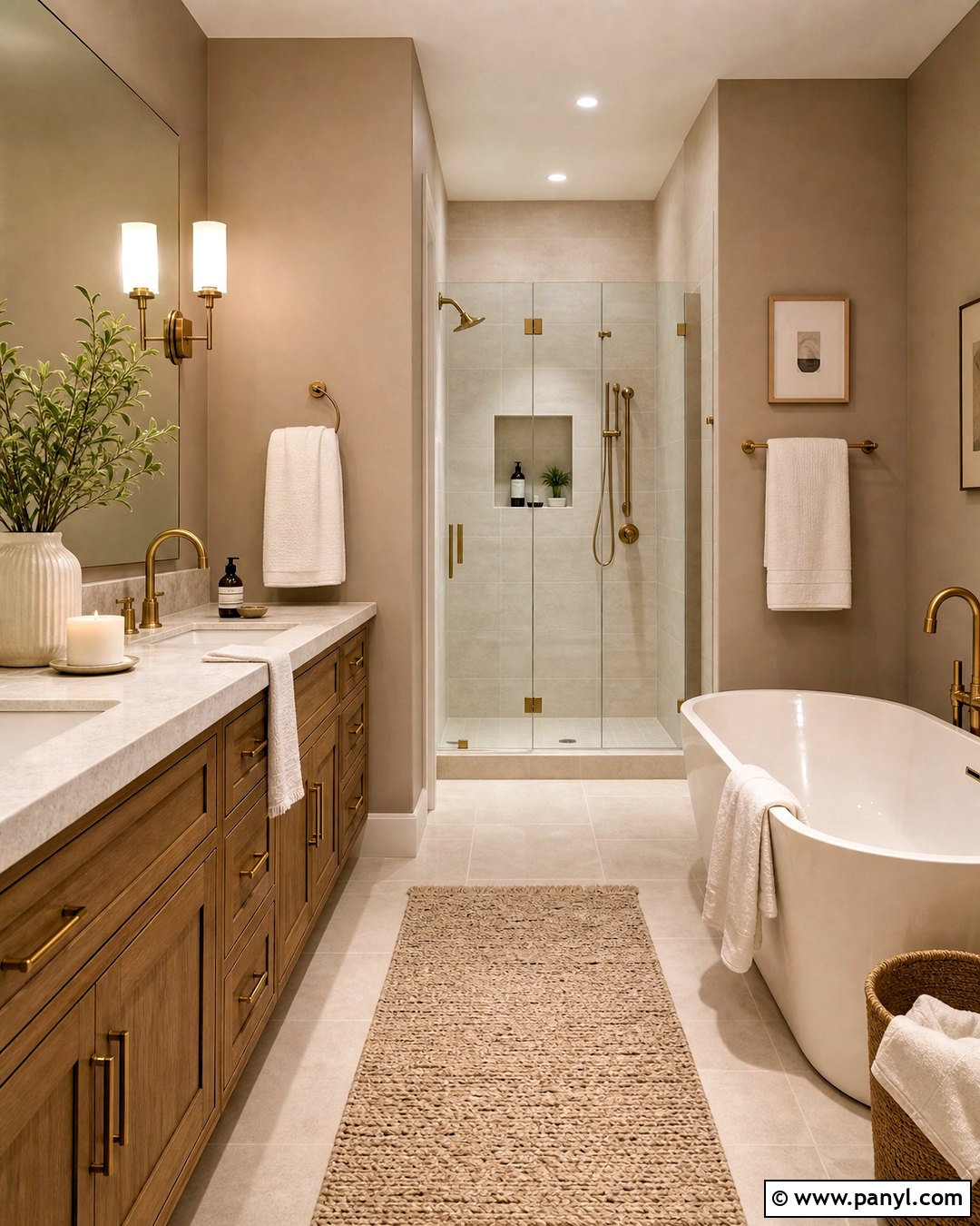 Taupe Bathroom - 20 bathroom colour ideas