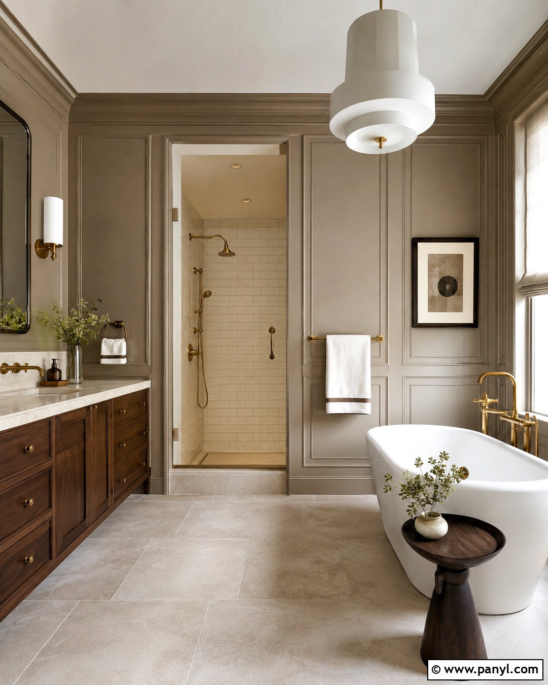 Taupe Bathroom - 35 trending bathroom colors