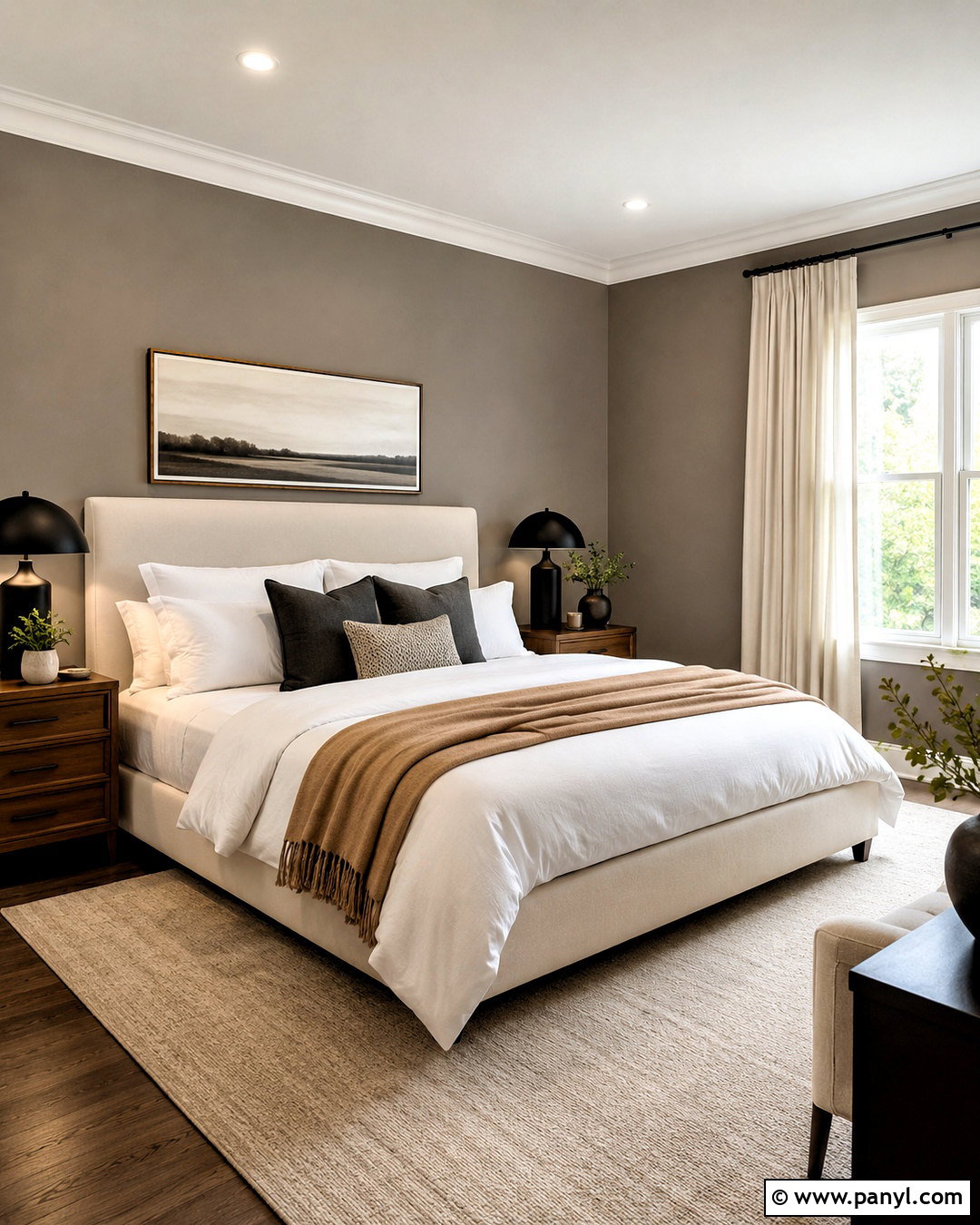 Taupe Bedroom Walls - 35 Wall Paint Bedroom Ideas