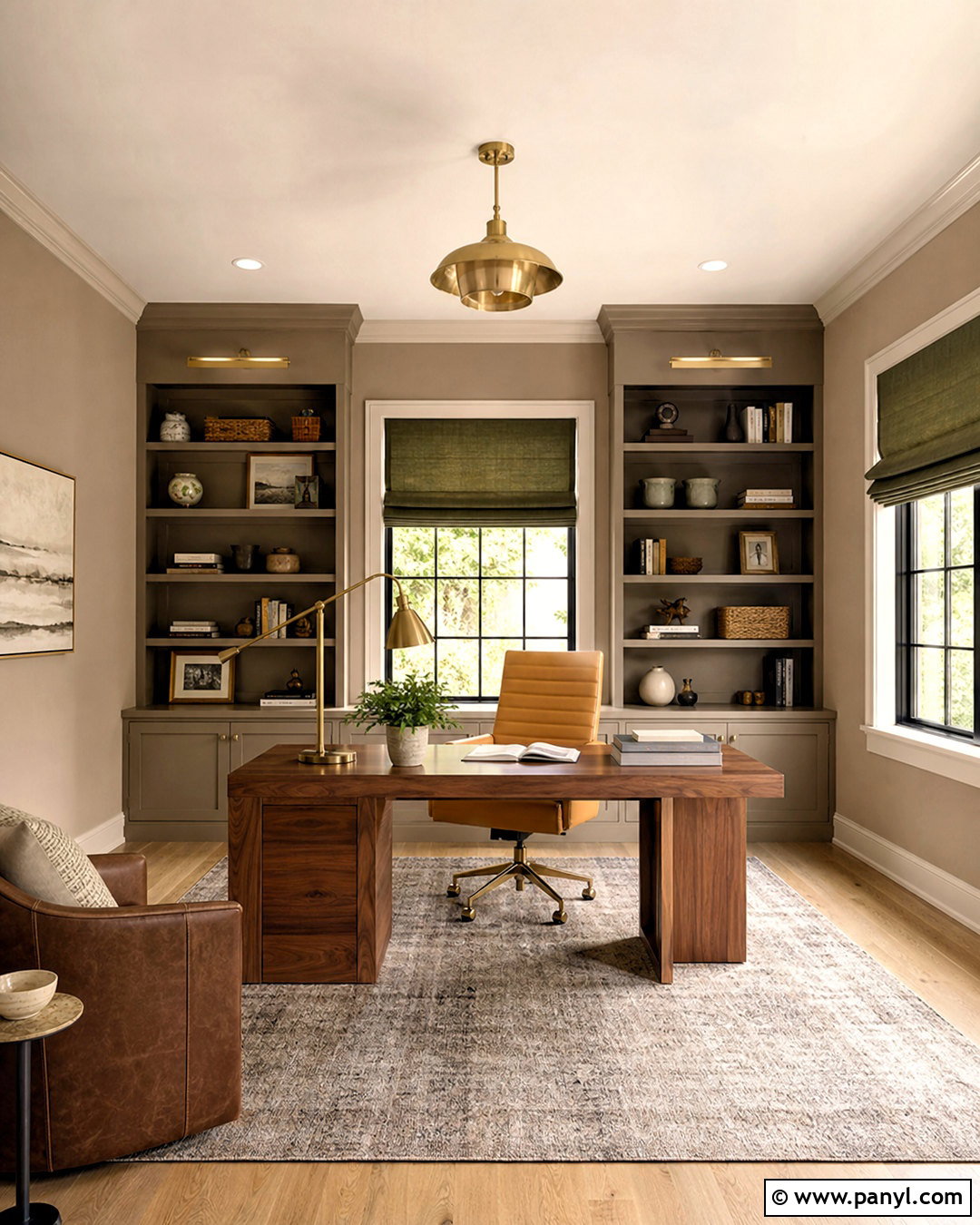Taupe Beige Home Office - 20 beige wall colors