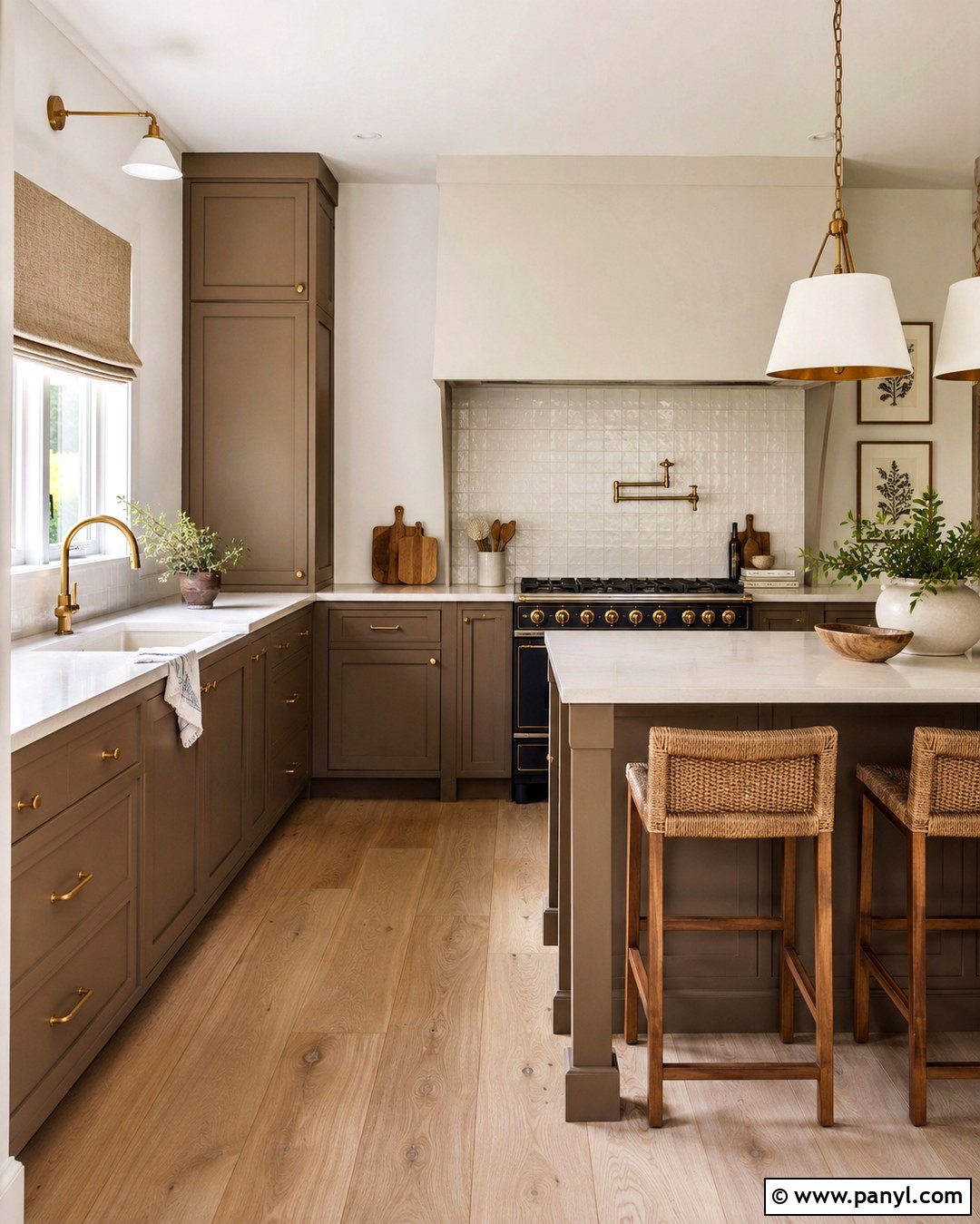 Taupe Brown Cabinets With White Walls - 20 White Walls Brown Cabinets