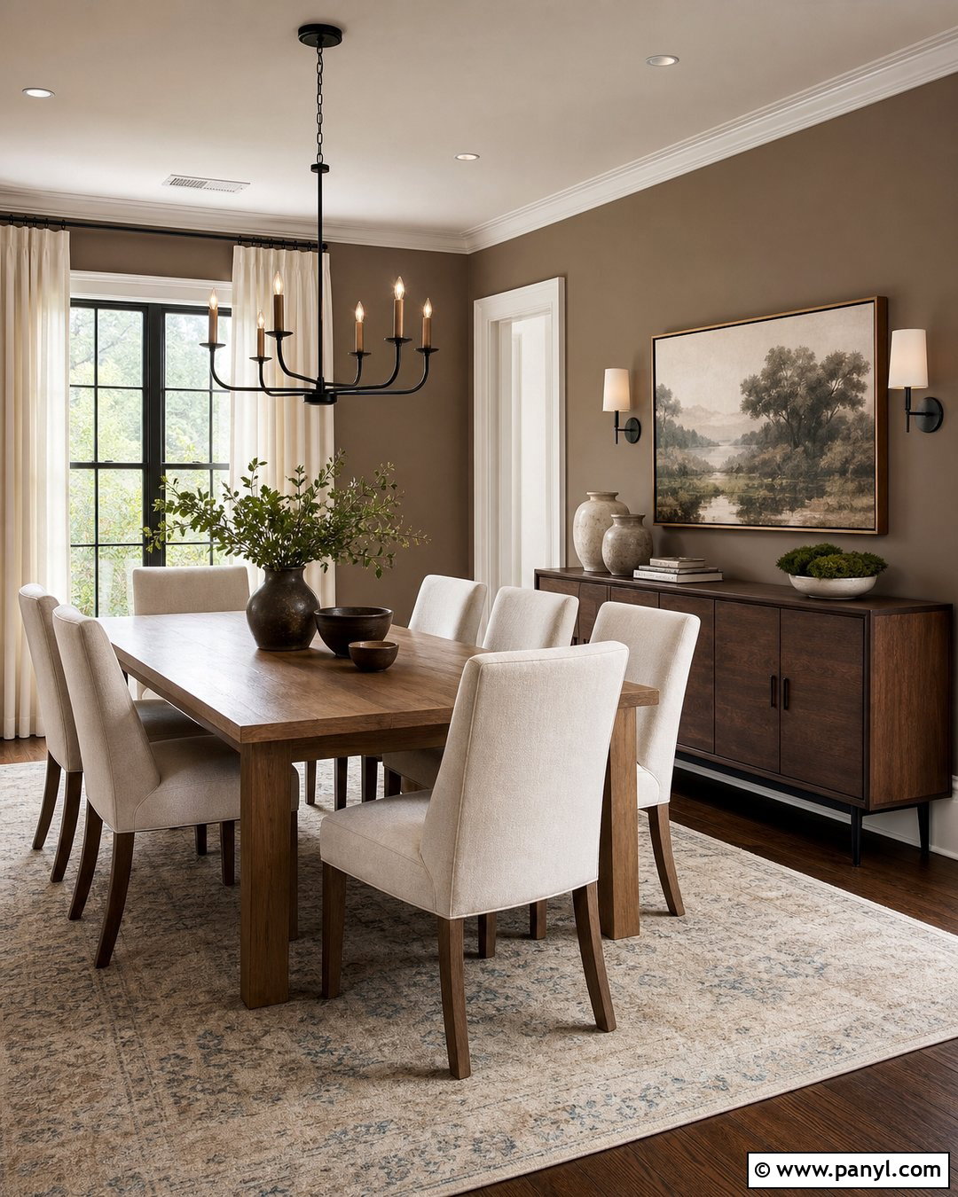 Taupe Brown Dining Room Walls - 35 Brown Wall Color Ideas
