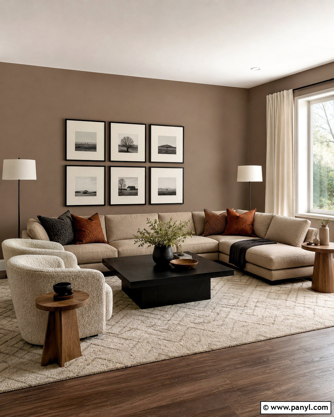 Taupe Brown Living Room Walls - 40 brown wall paint ideas