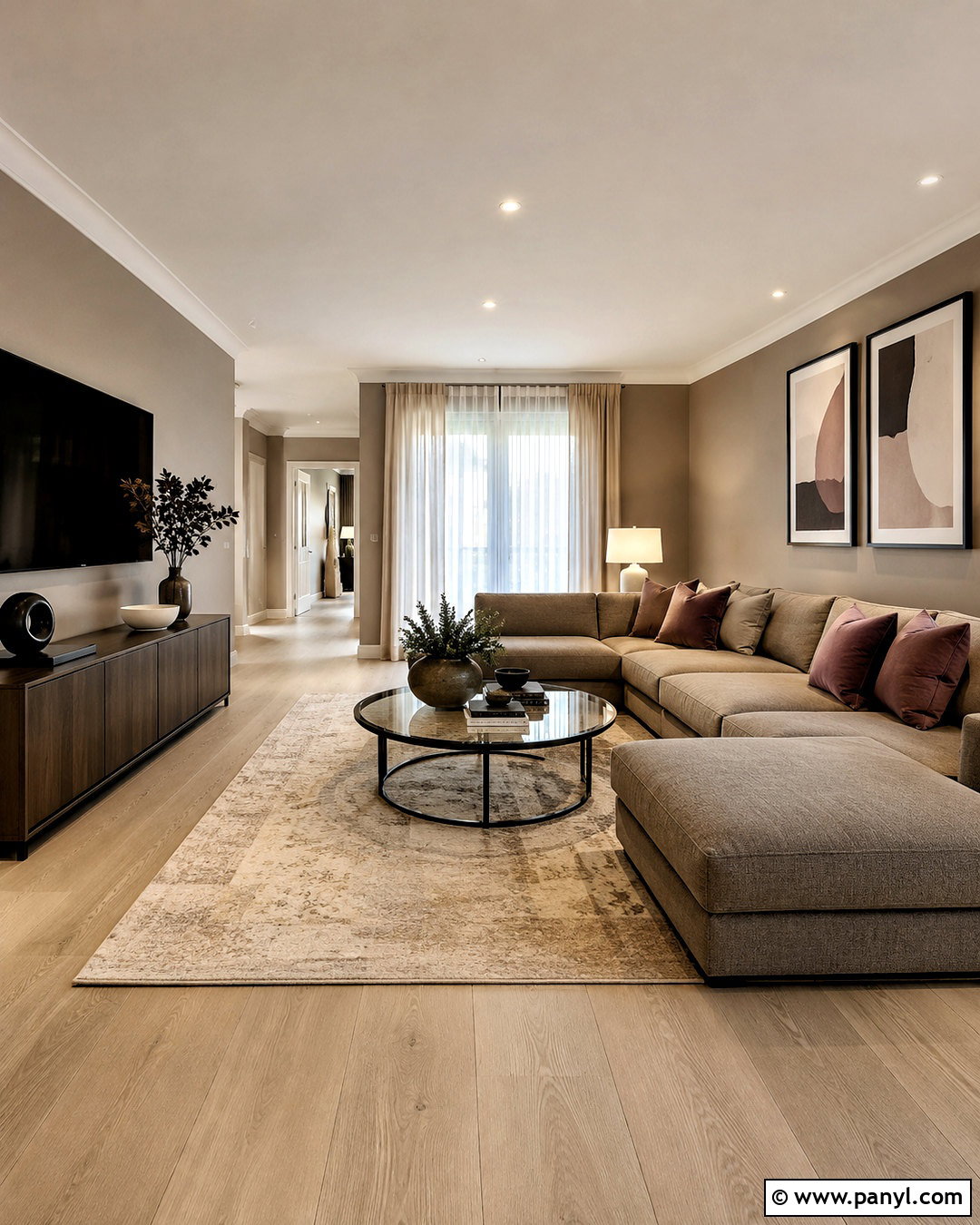 Taupe Brown Living Room - 20 brown tones living room ideas