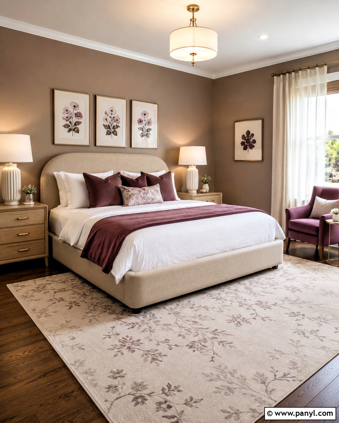 Taupe Brown Wall Bedroom - 20 brown wall bedroom ideas