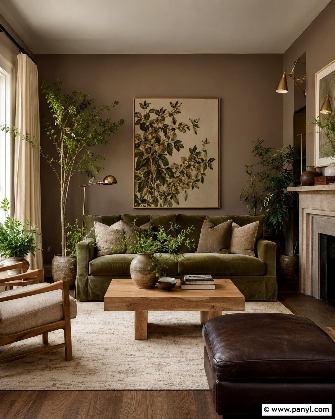 Taupe Brown With Olive Green - 20 Taupe Brown Wall Paint Ideas