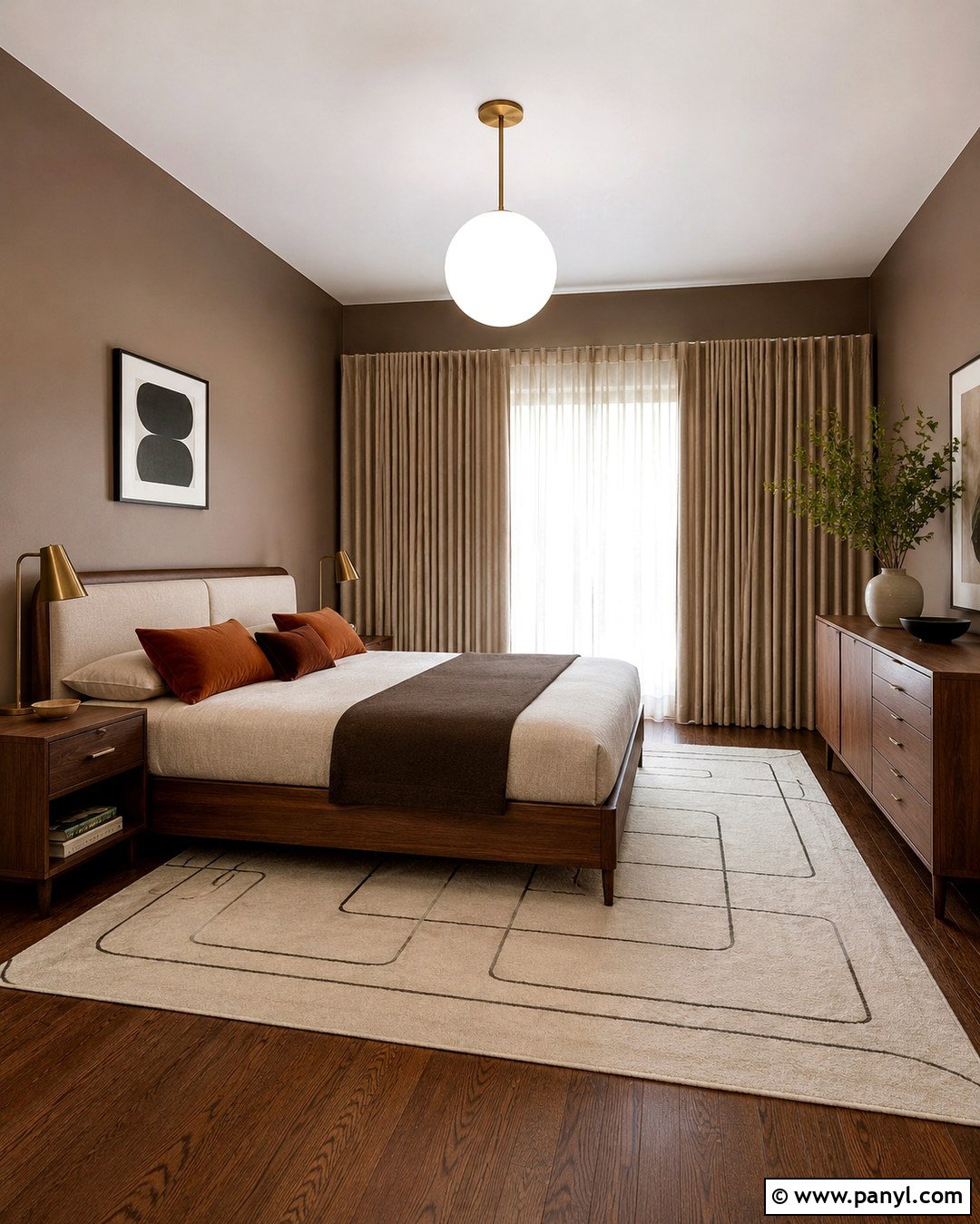 Taupe Brown With Walnut - 20 Taupe Brown Wall Paint Ideas