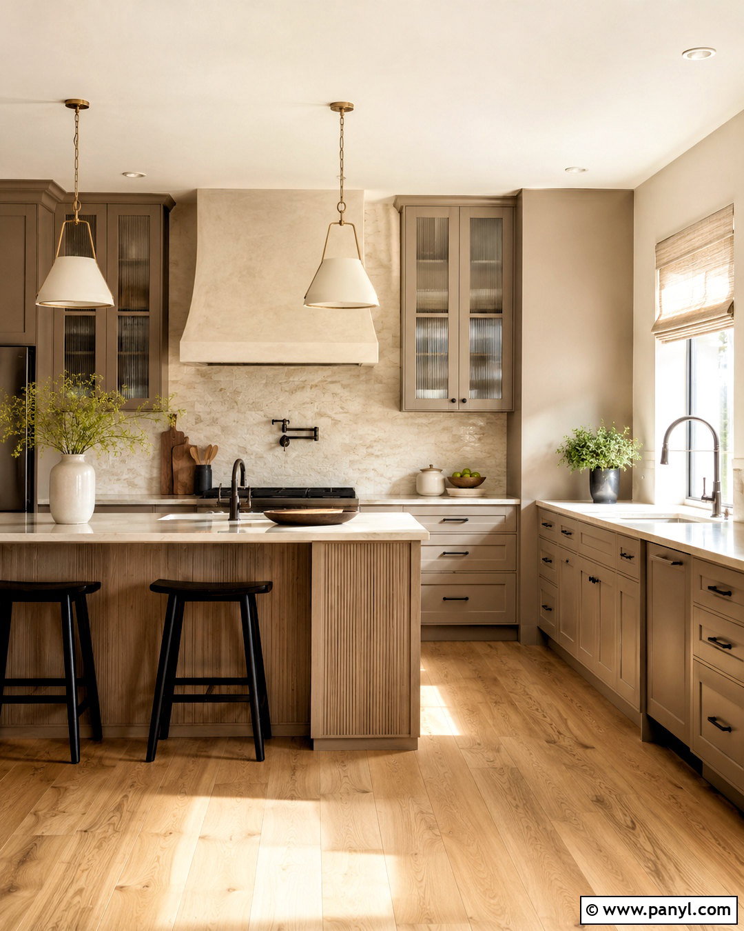 Taupe Cabinets With Agreeable Gray Walls - 20 cabinet color with agreeable gray walls