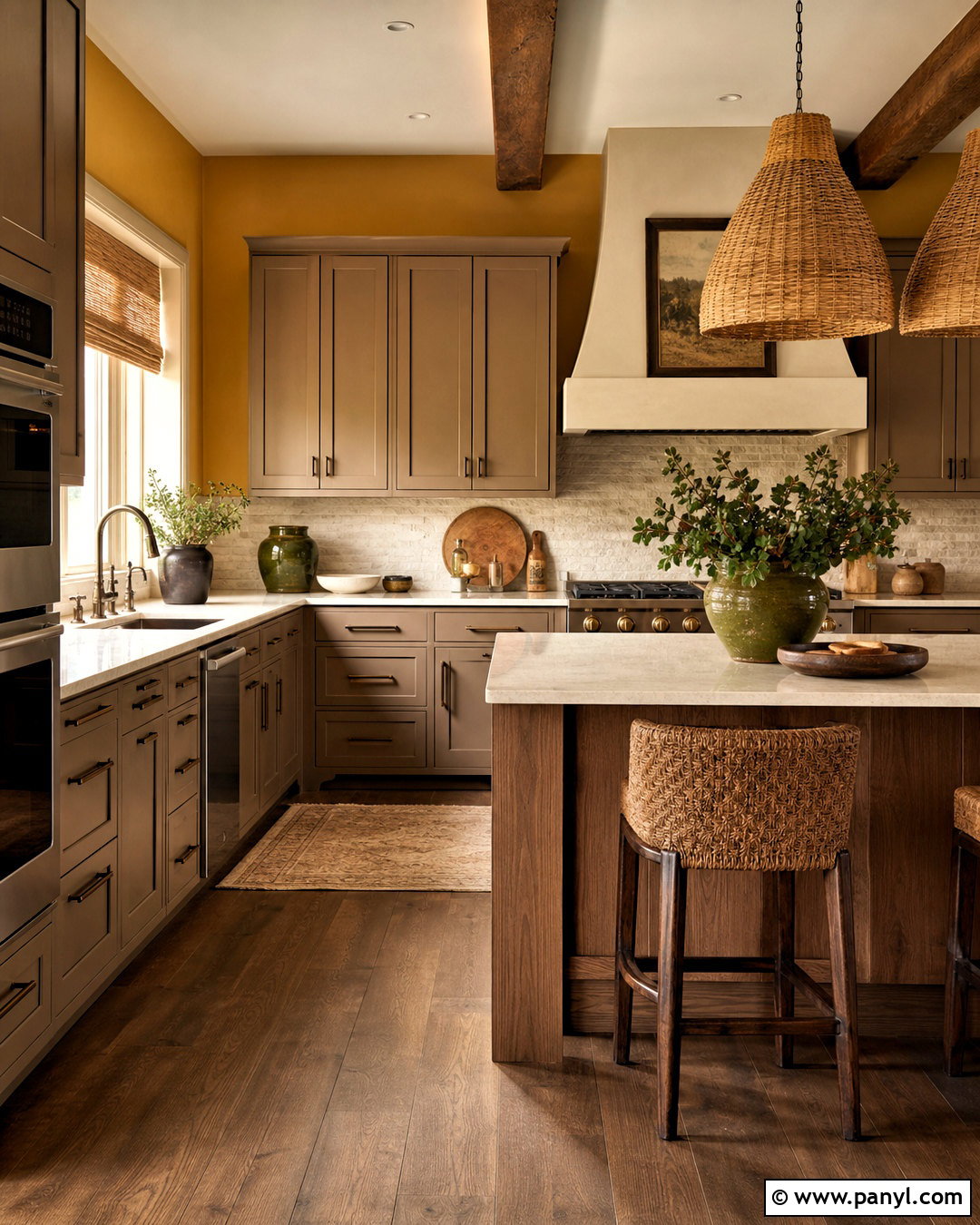 Taupe Cabinets With Yellow Walls - 20 what color cabinets go with yellow walls