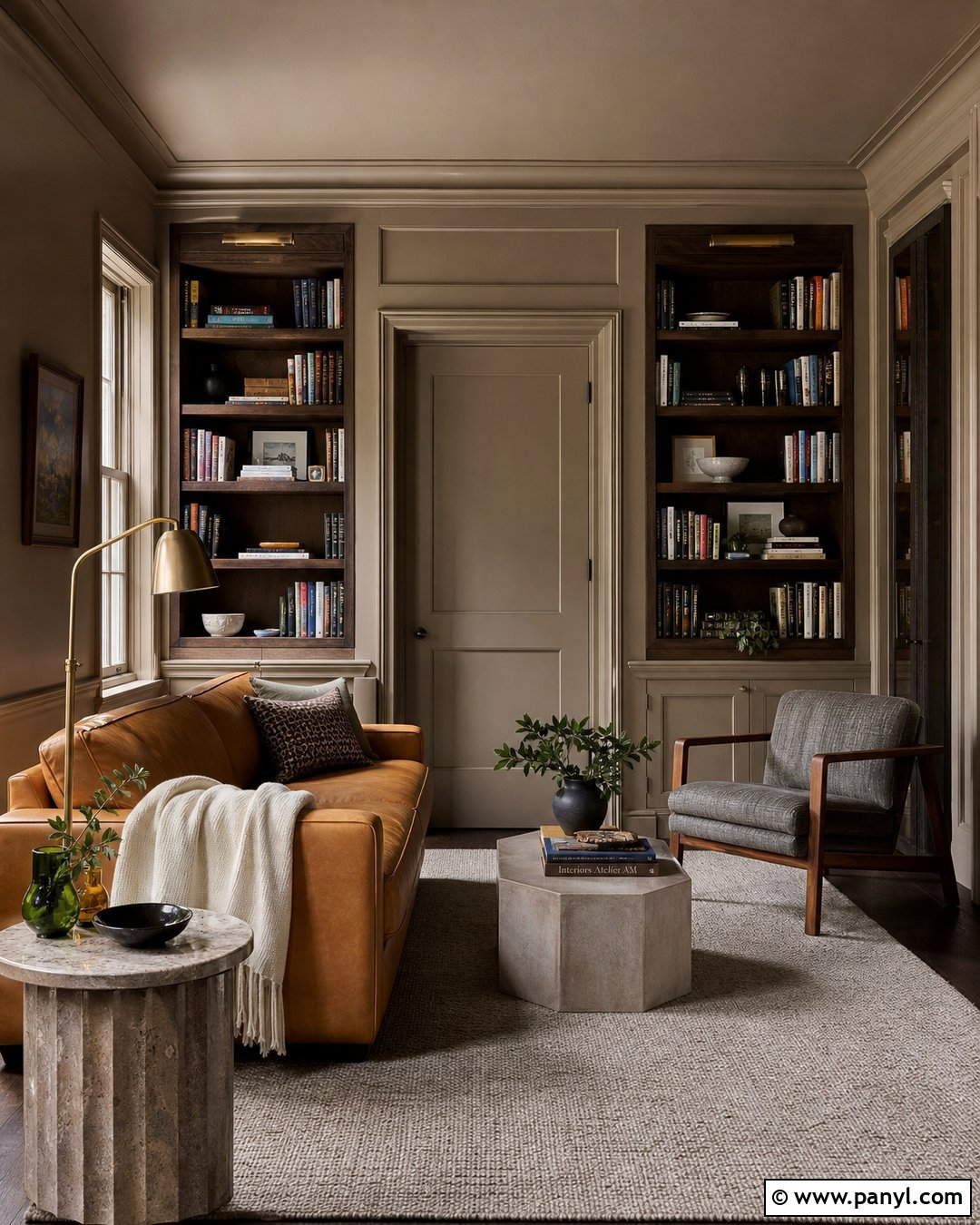 Taupe Color Drenched Walls - 30 neutral walls