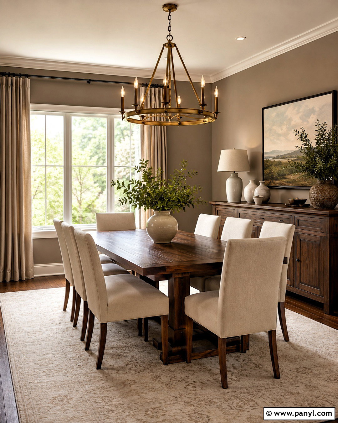 Taupe Dining Room Wall Color - 40 Room Wall Color Ideas