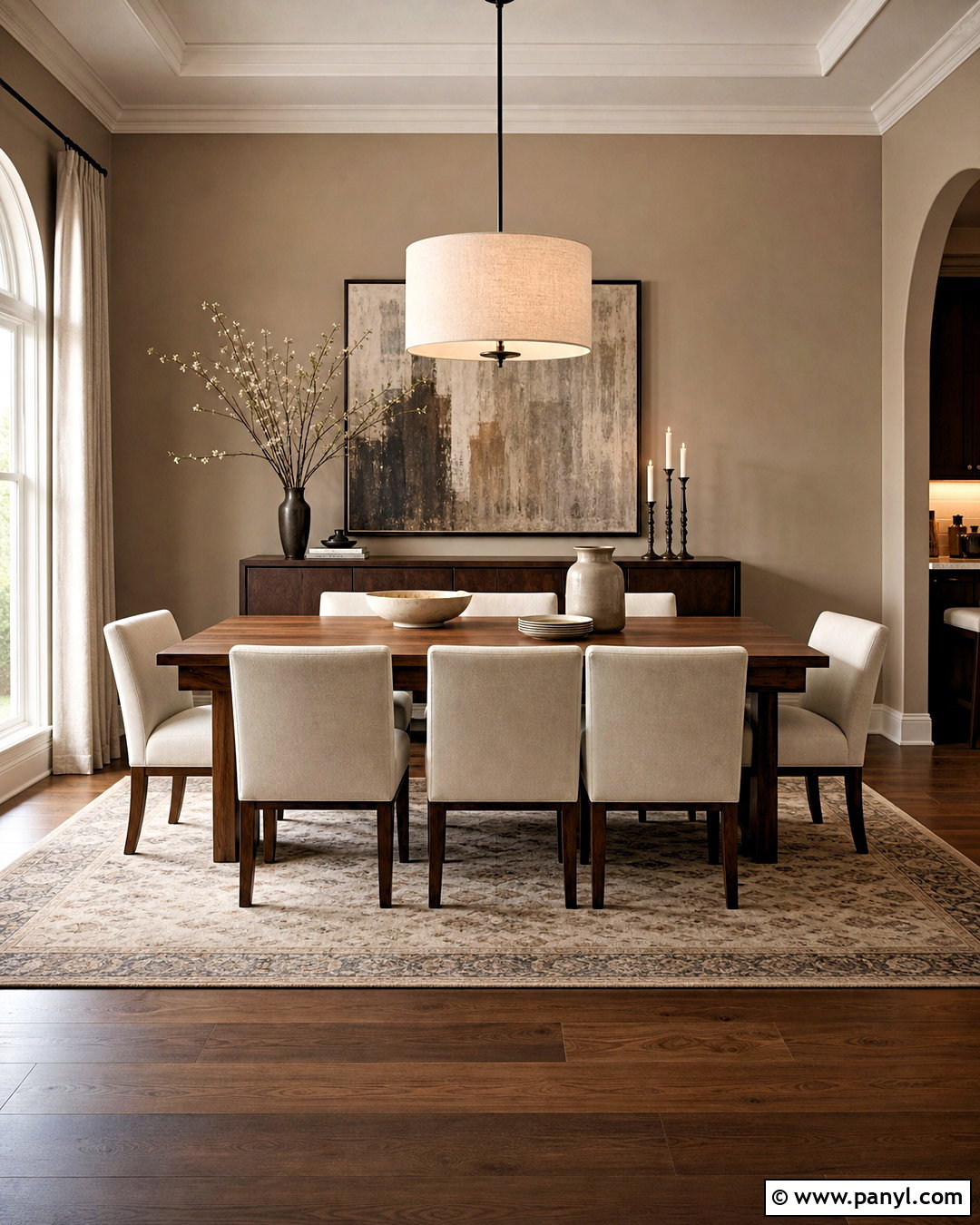 Taupe Dining Room - 20 taupe interior ideas