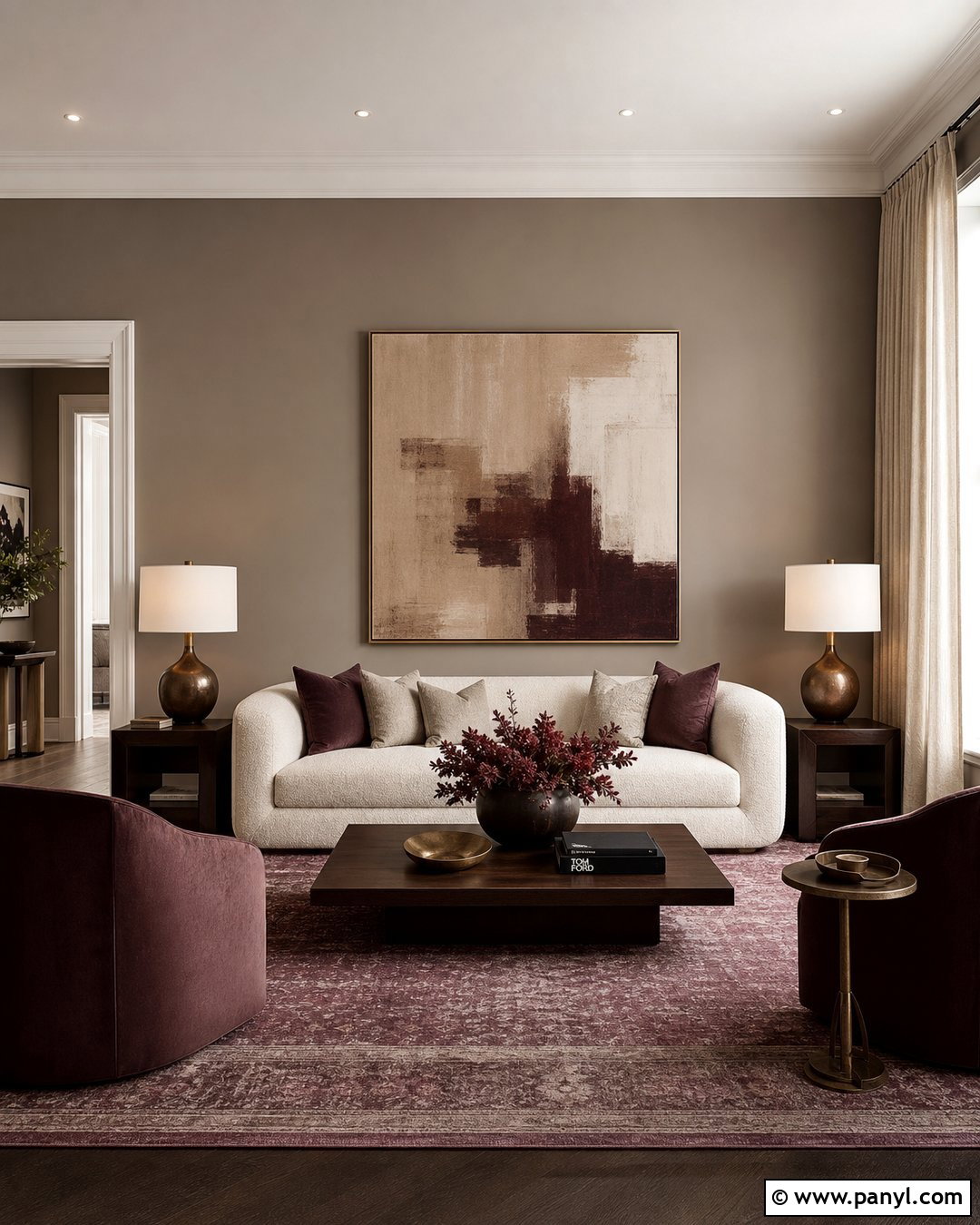 Taupe Drawing Room Wall Colour - 30 drawing room wall colour ideas