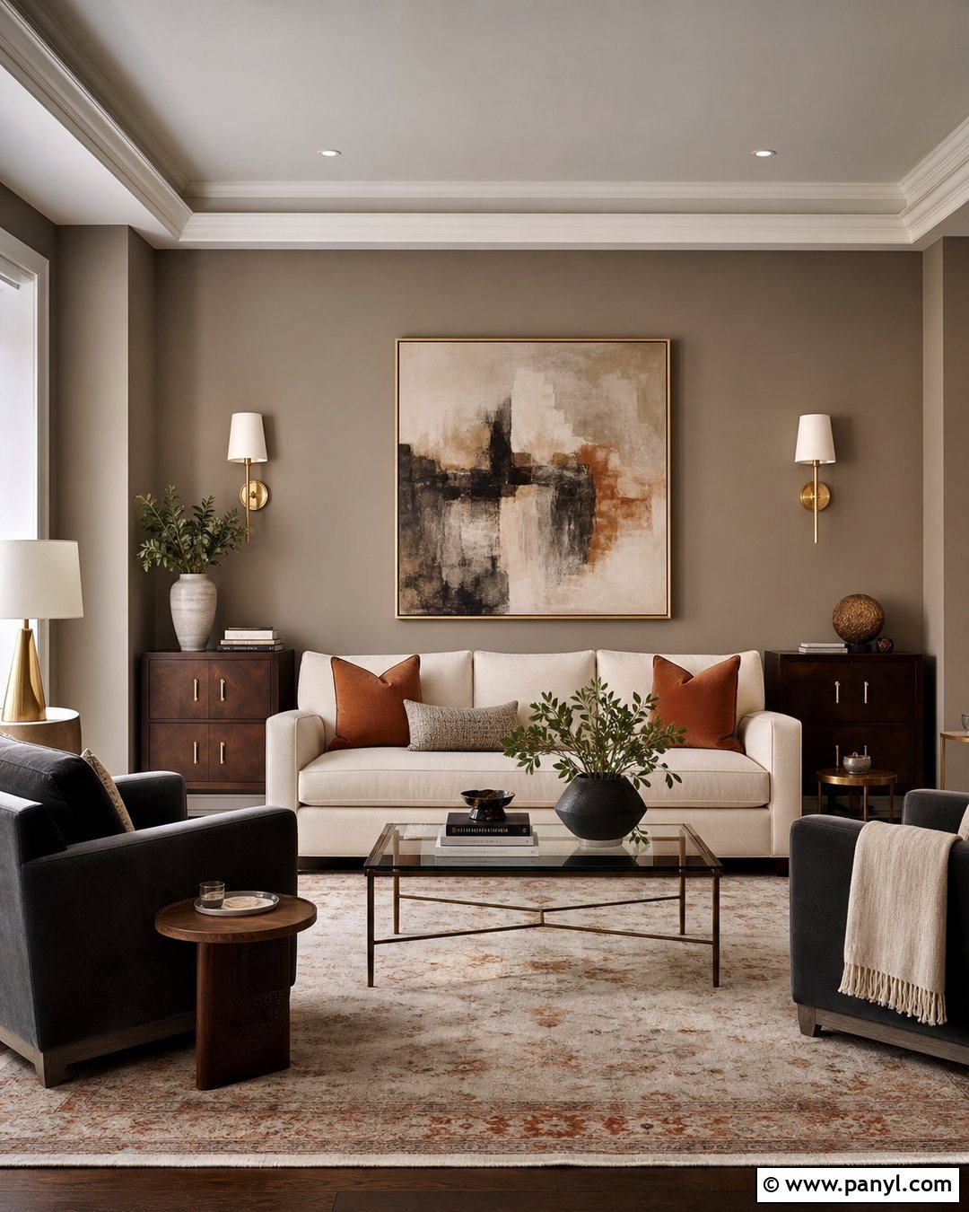 Taupe Drawing Room Walls - 30 drawing room wall color ideas