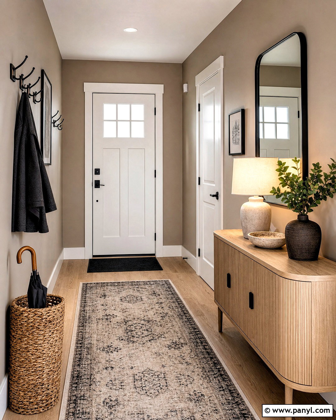 Taupe Entryway - 20 taupe interior ideas