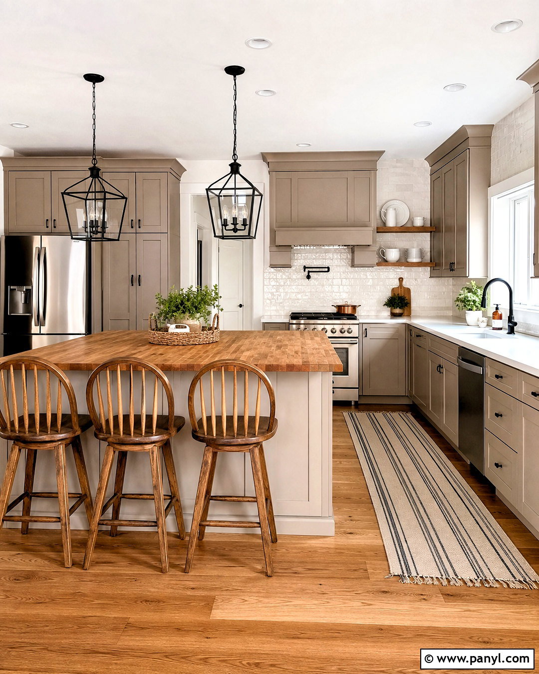 Taupe Farmhouse Kitchen - 20 taupe interior ideas