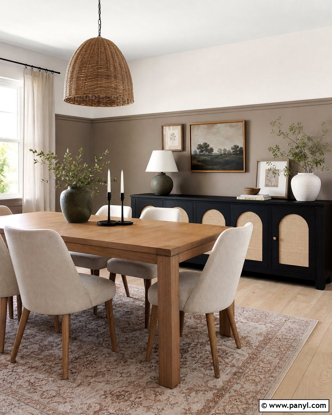 Taupe Half Wall Accent - 30 Taupe Accent Wall Ideas