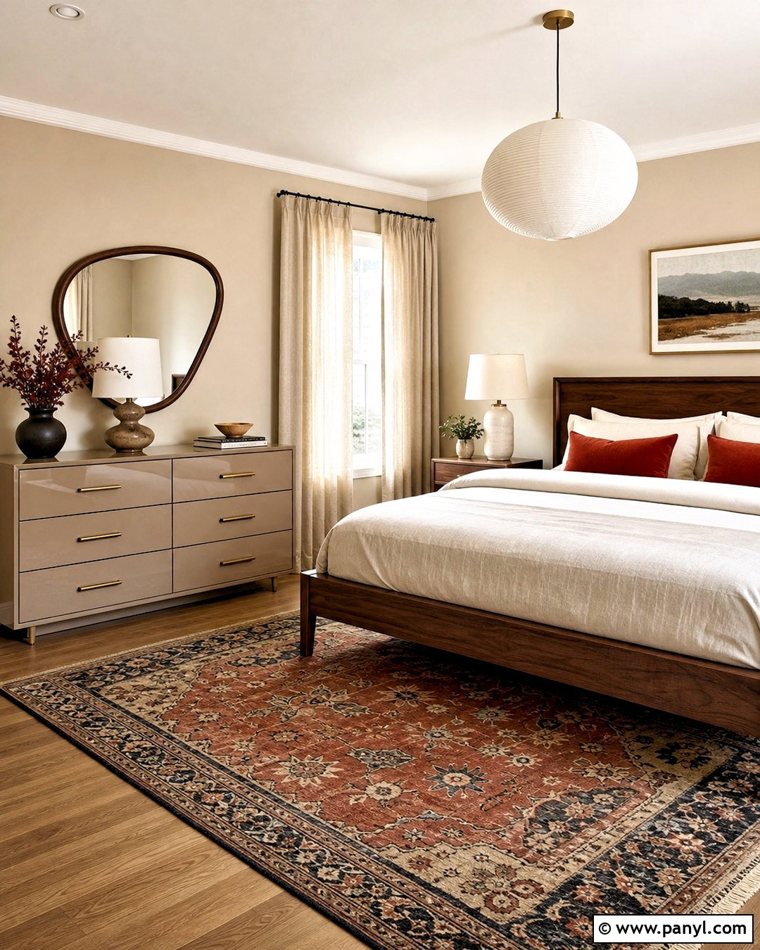 Taupe High Gloss Bedroom Dresser - 20 high gloss furniture ideas