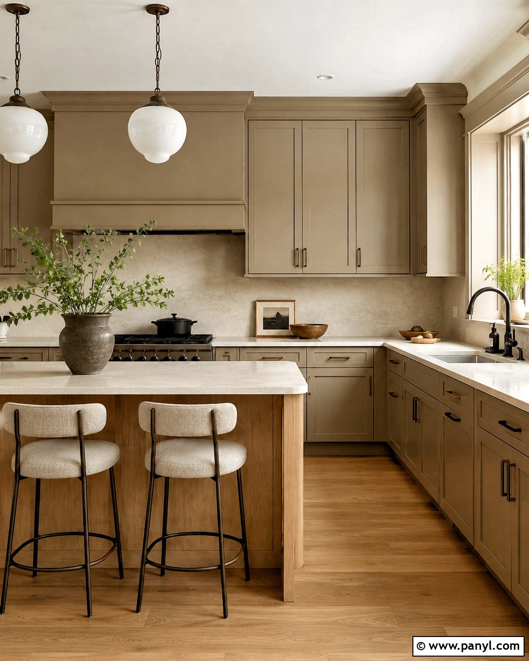 Taupe Kitchen Cabinets - 20 modern kitchen cabinet colors