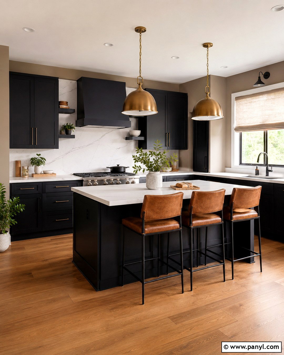 Taupe Kitchen Walls With Black Cabinets - 20 Taupe Color Kitchen Walls