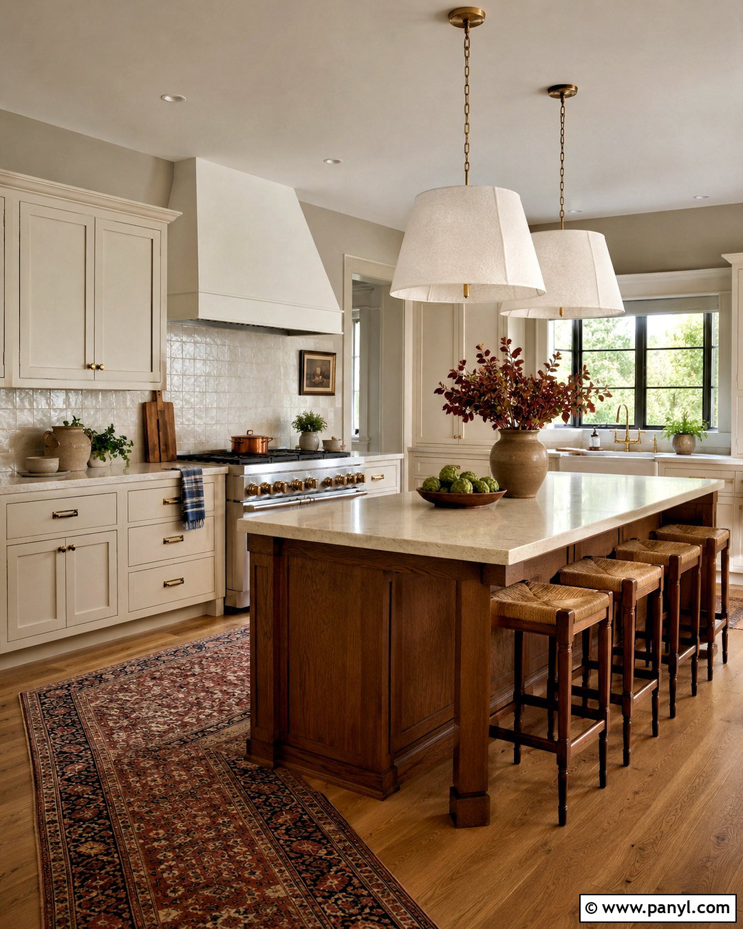 Taupe Kitchen Walls With Cream Cabinets - 40 kitchen wall color ideas