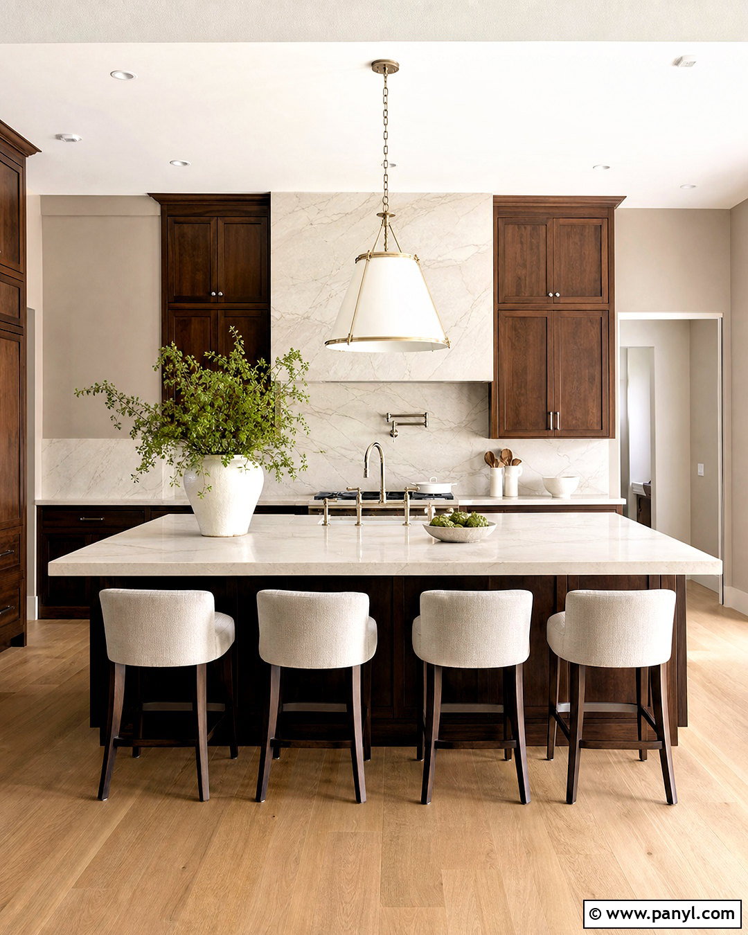 Taupe Kitchen Walls With Dark Wood Cabinets - 20 taupe kitchen walls